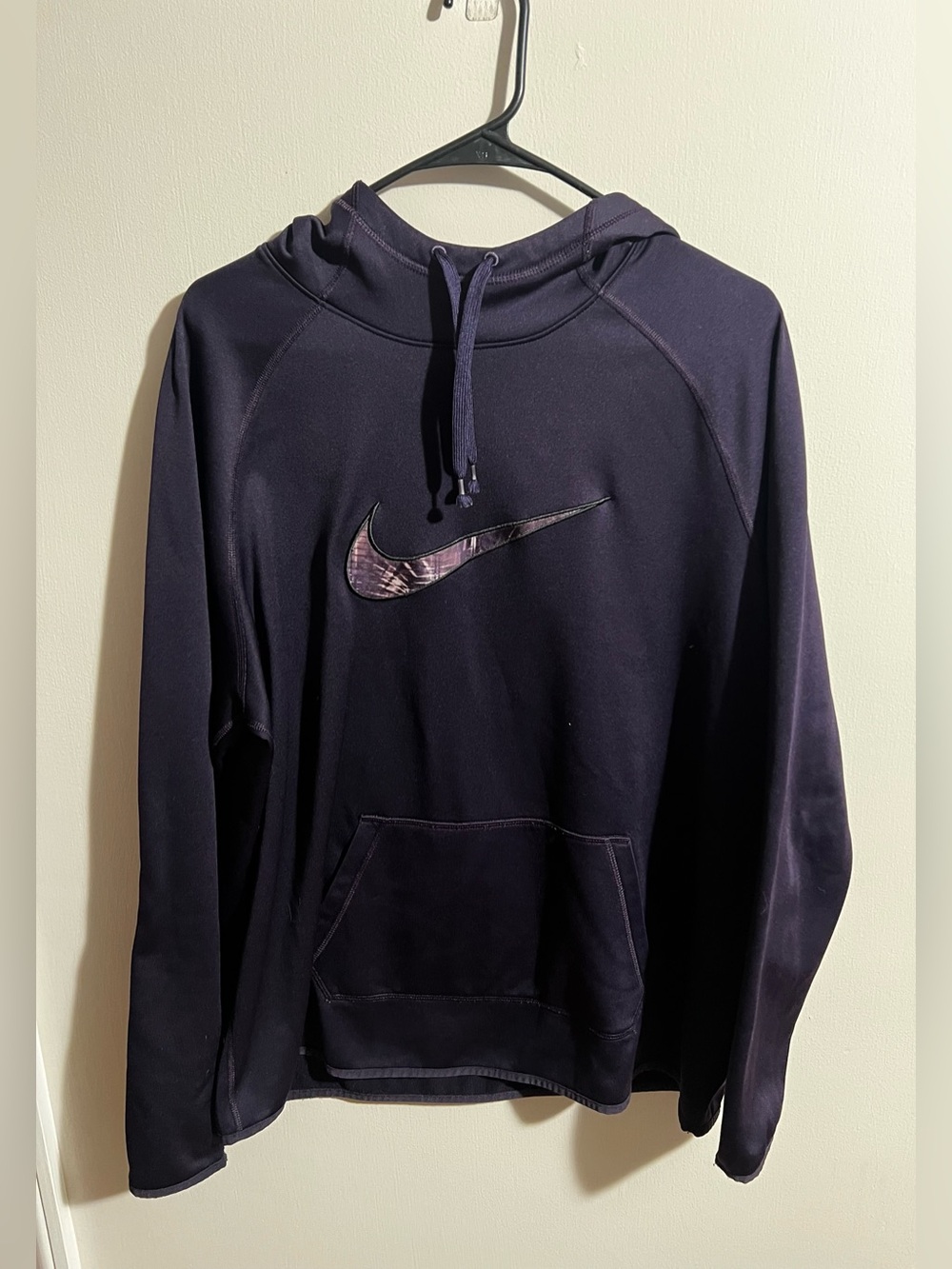Nike Women’s Purple Hoodie with Swoosh Logo